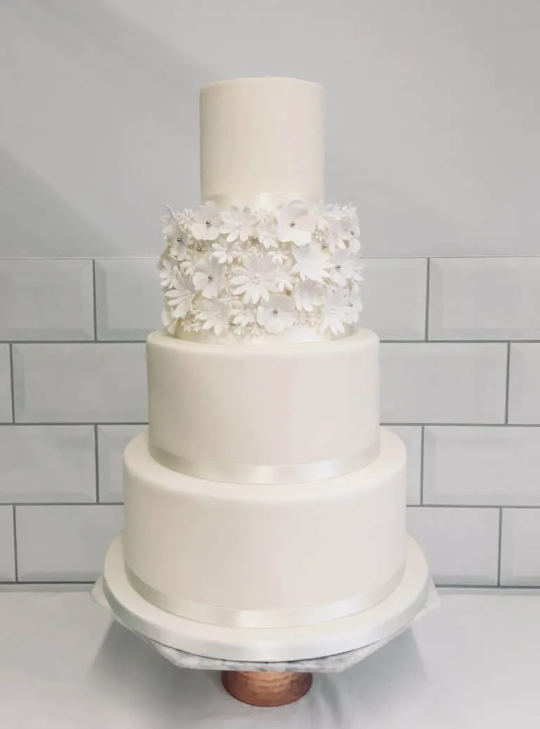 White on White, Sugar Flowers