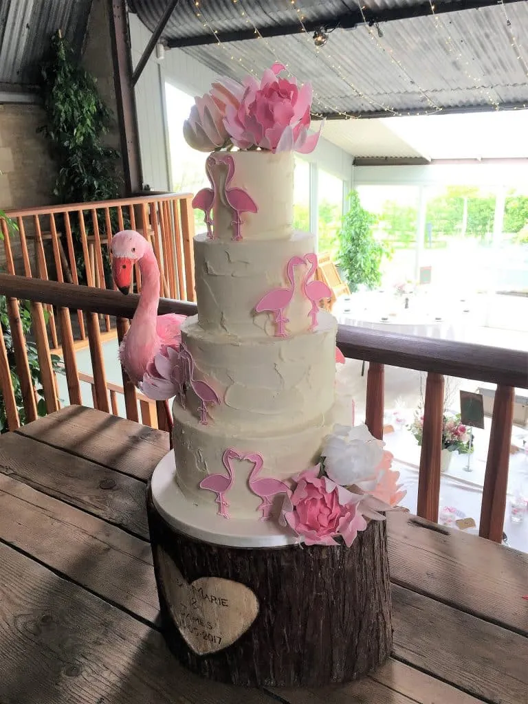 Flamingos and Peony's