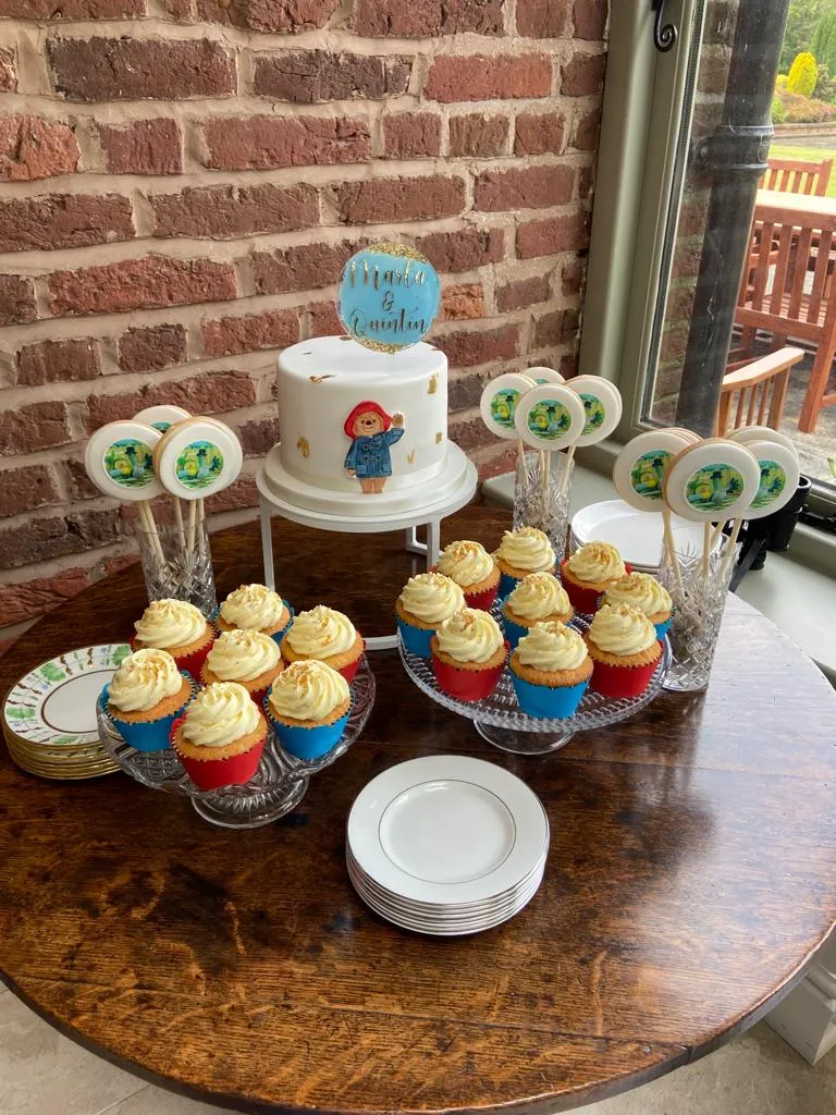 Paddington Bear Christening Sweet Table