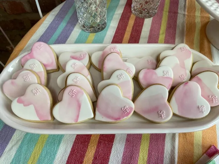 Iced Heart Cookies