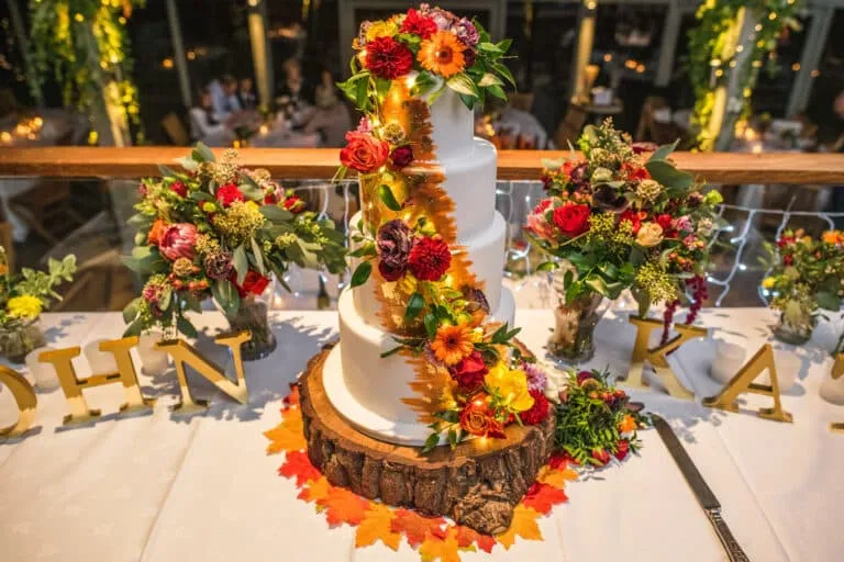 Orange, Gold and Blossoms