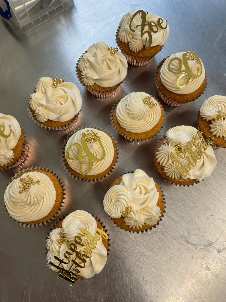 30th Birthday Cupcakes