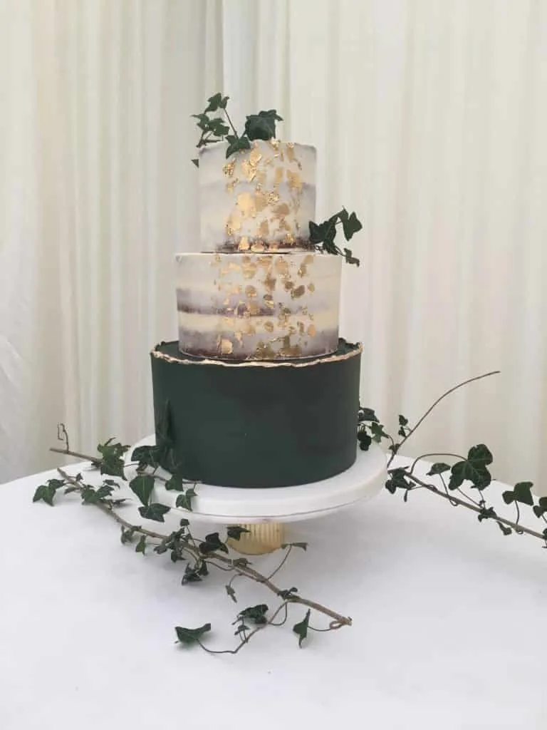 Green and Gold Buttercream