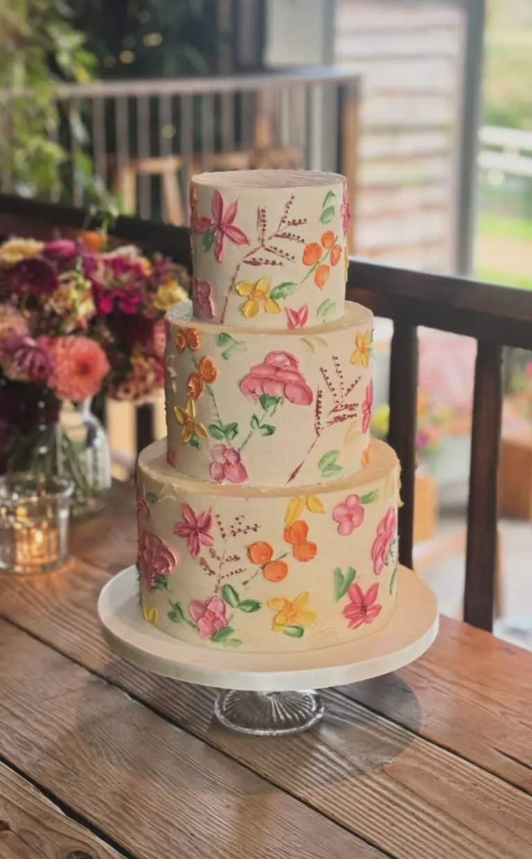 Bright Buttercream Floral Design